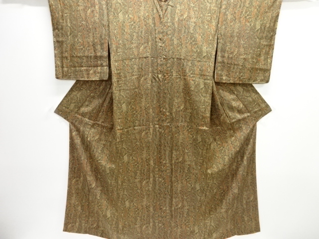 JAPANESE KIMONO / KOMON / FLORAL SARASA